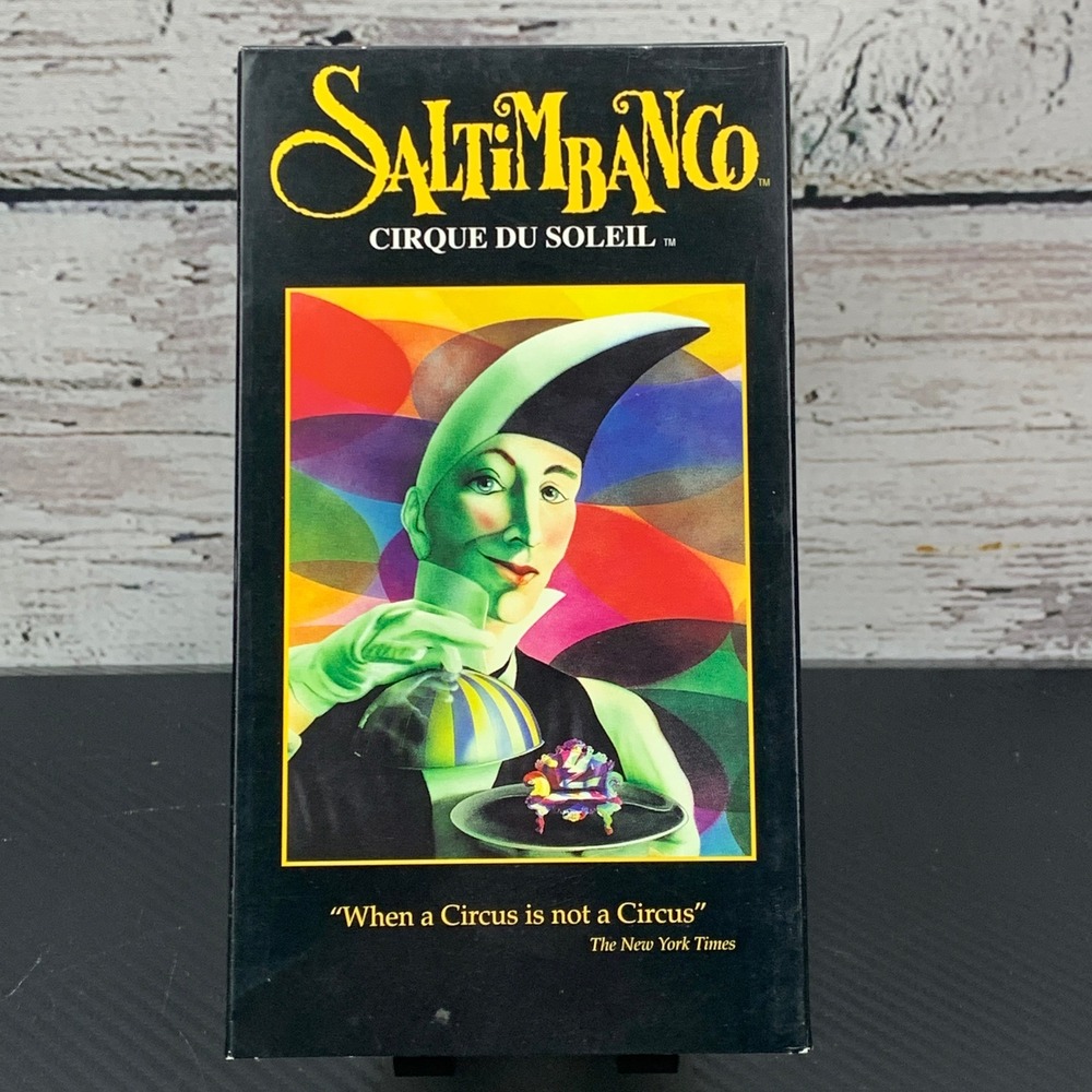 Cirque du Soleil Saltimbanco [1994 VHS] Tape‎ Family 78 Minutes